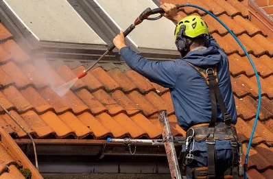 Démoussage et hydrofuge de toiture à Cusey
